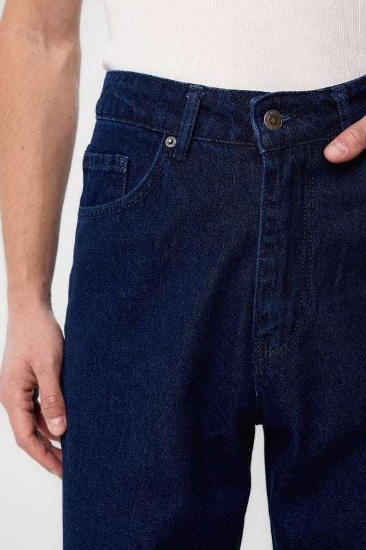 Antioch Yüksek Bel Relaxed Fit Erkek Kot Pantolon