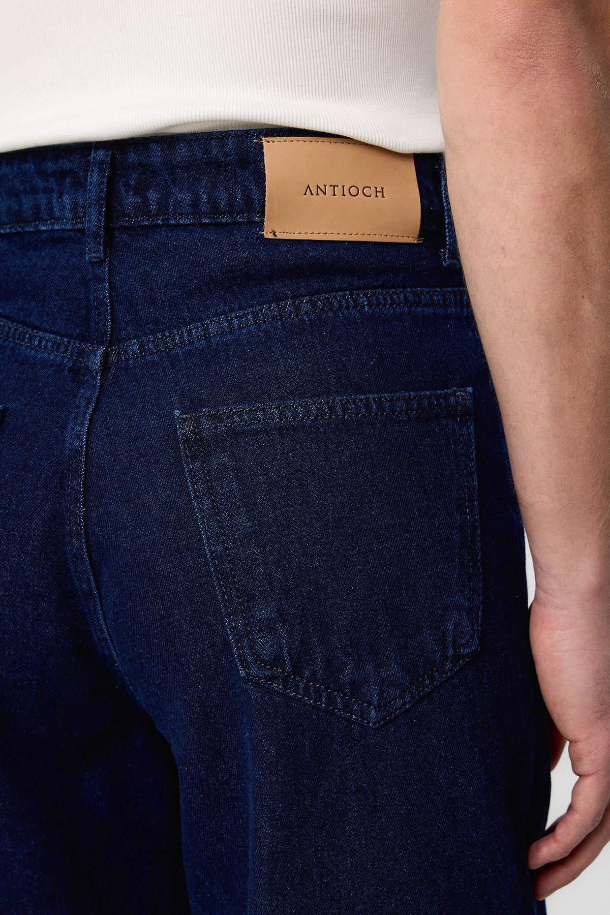 Antioch Yüksek Bel Relaxed Fit Erkek Kot Pantolon