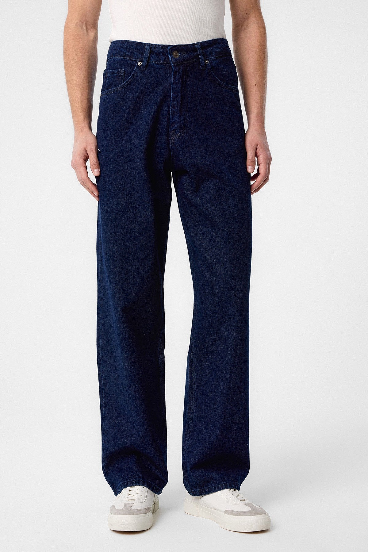 Antioch Yüksek Bel Relaxed Fit Erkek Kot Pantolon