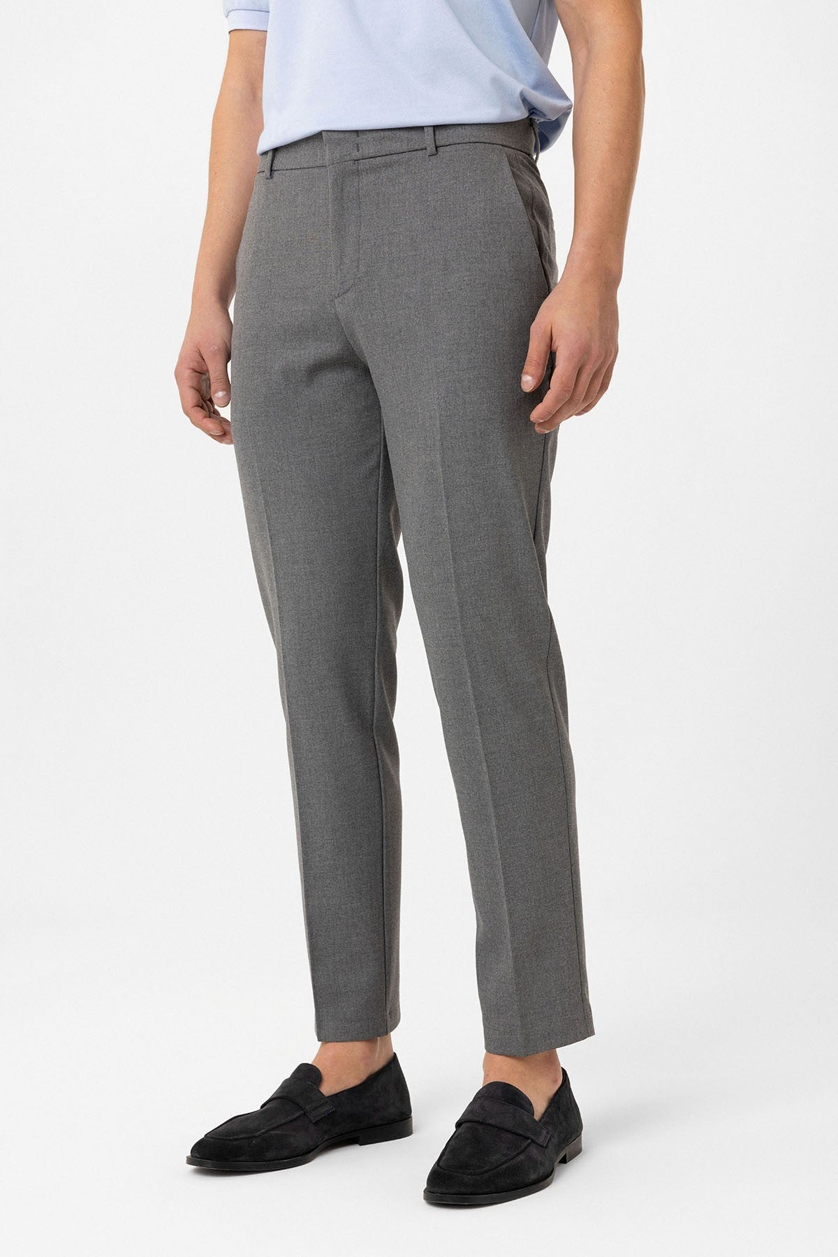Antioch Siyah Slim Fit Comfort Erkek Pantolon