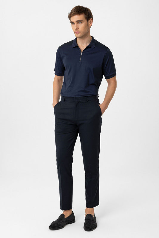 Antioch Siyah Slim Fit Comfort Erkek Pantolon