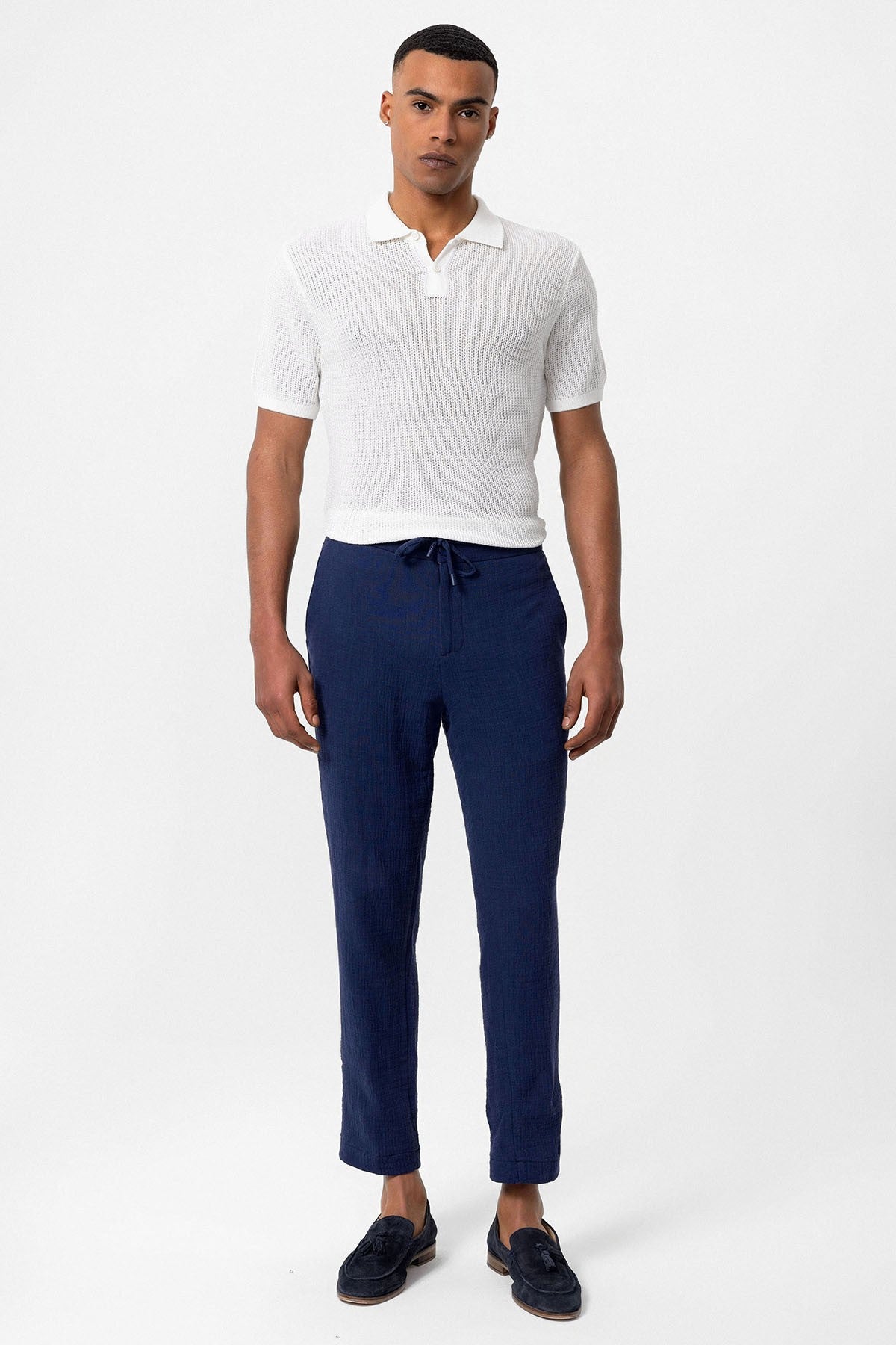 Antioch Polo Yaka Örme Erkek Triko T-Shirt
