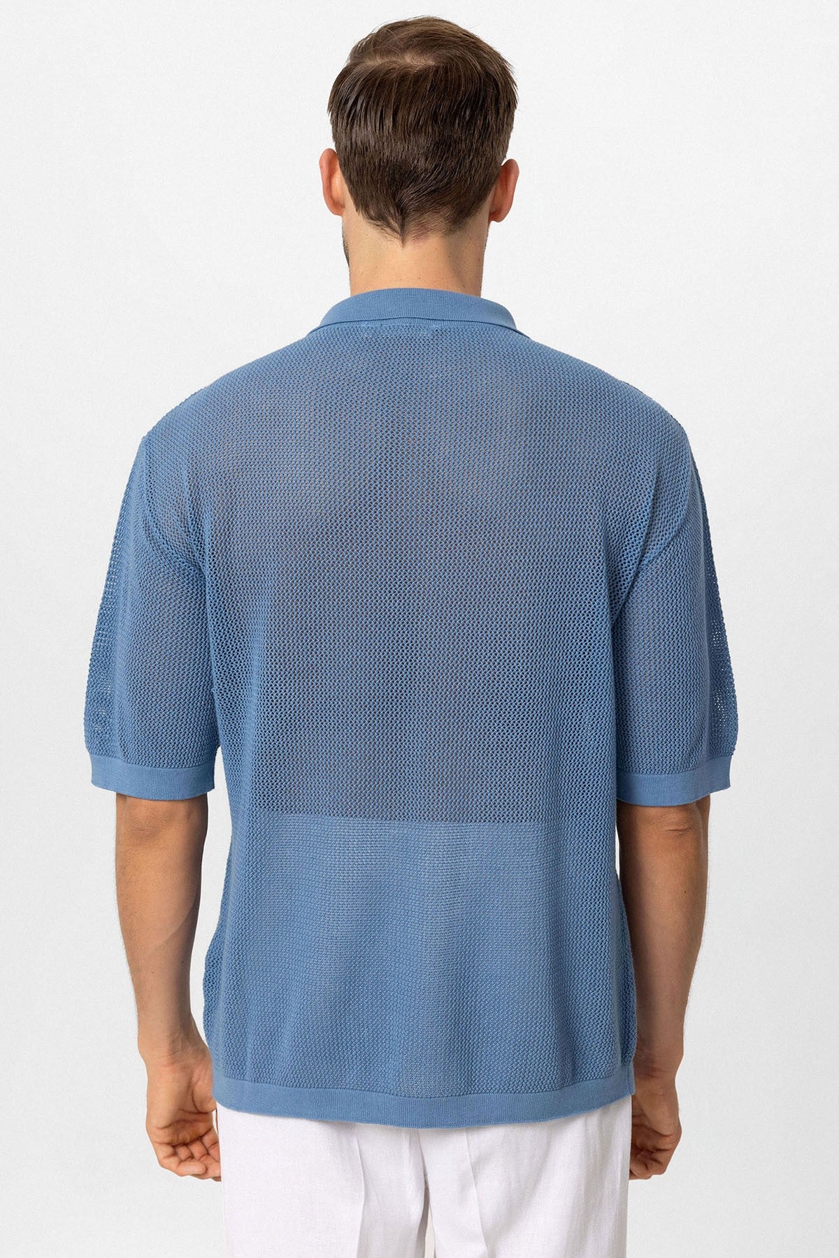 Antioch Siyah Polo Yaka Ajurlu Erkek T-Shirt