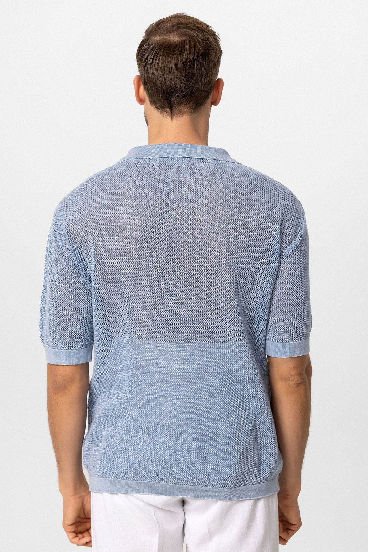 Antioch Siyah Polo Yaka Ajurlu Erkek T-Shirt