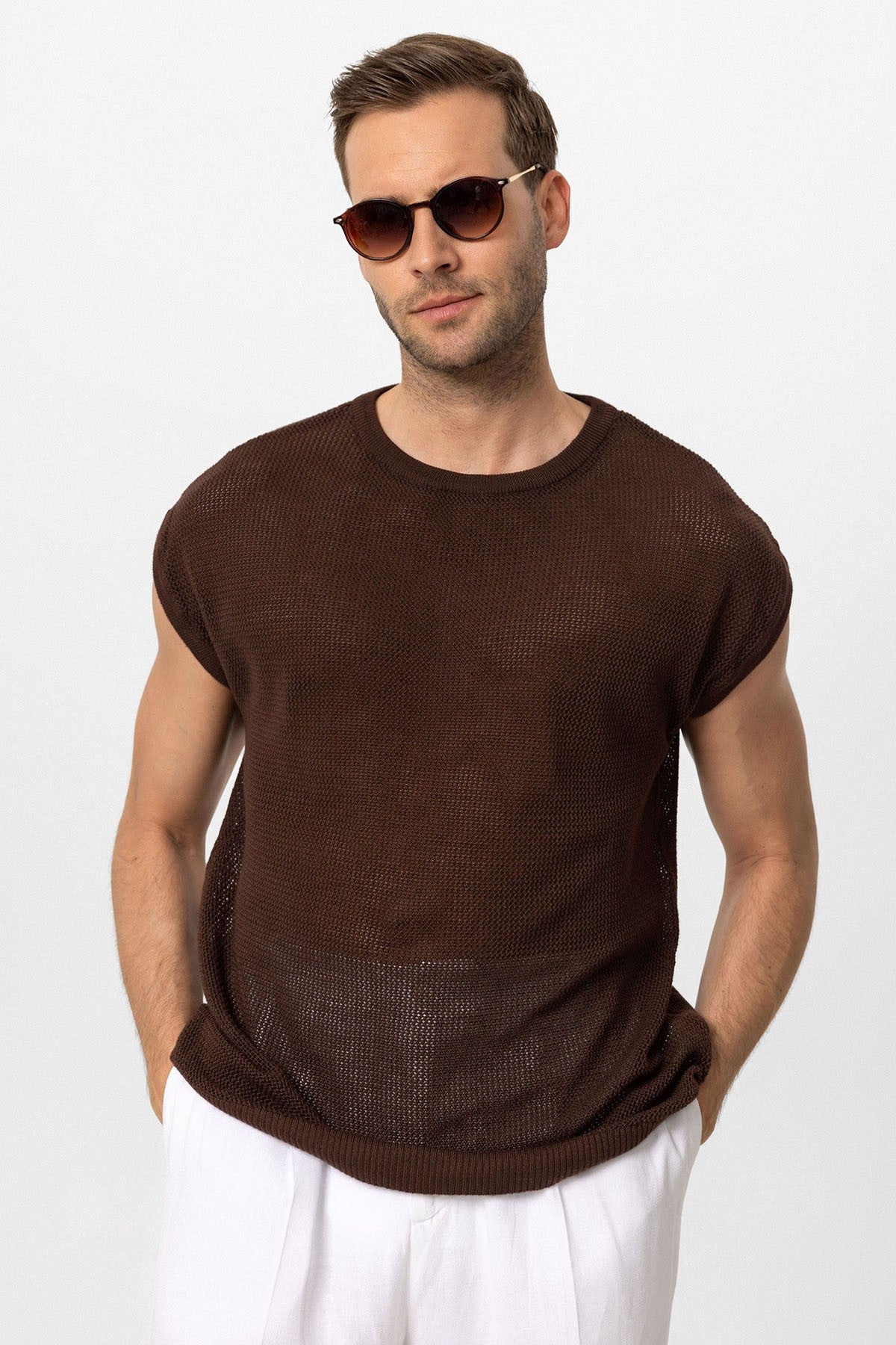 Antioch Kolsuz Ajurlu Erkek T-Shirt