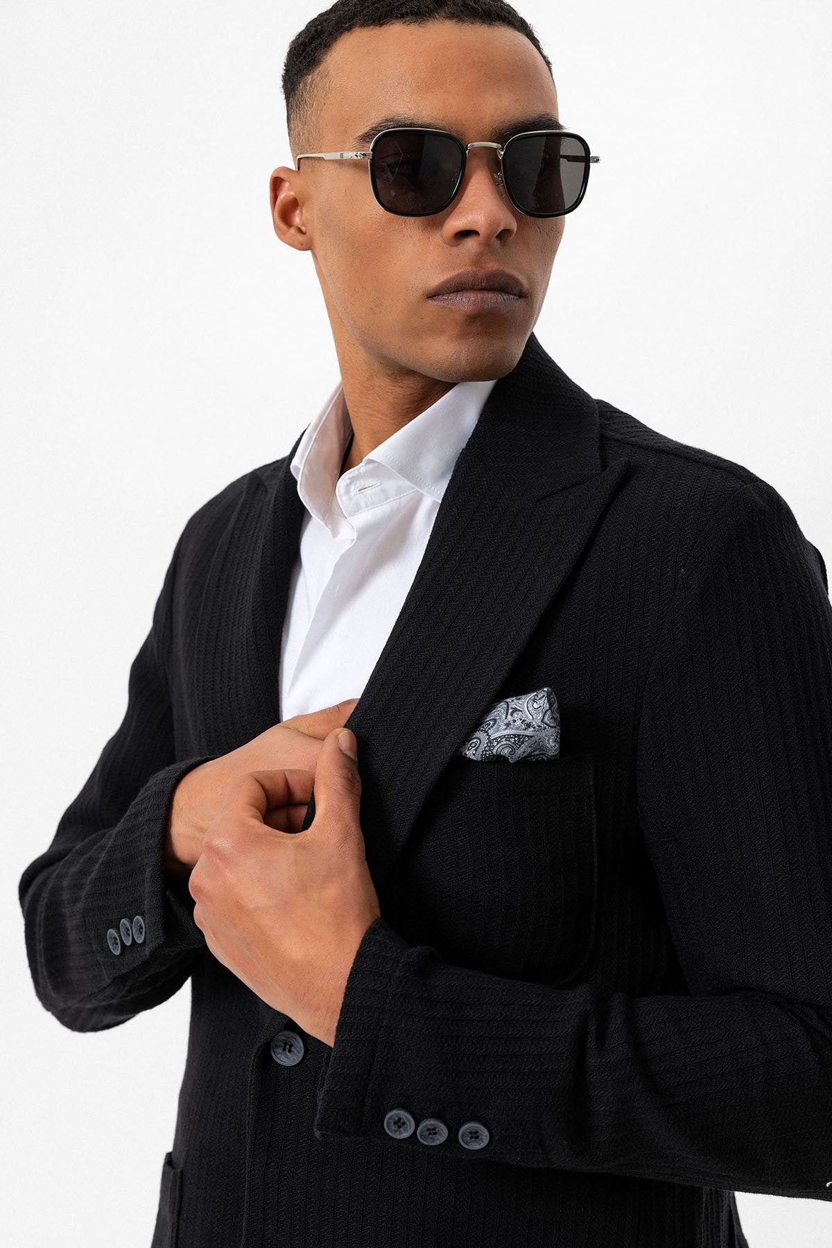 Antioch Torba Cepli Astarsız Erkek Blazer Ceket