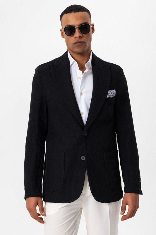 Antioch Torba Cepli Astarsız Erkek Blazer Ceket