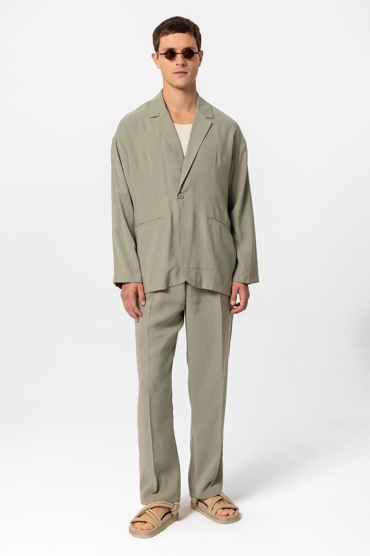 Antioch Oversize Astarsız Erkek Blazer Ceket