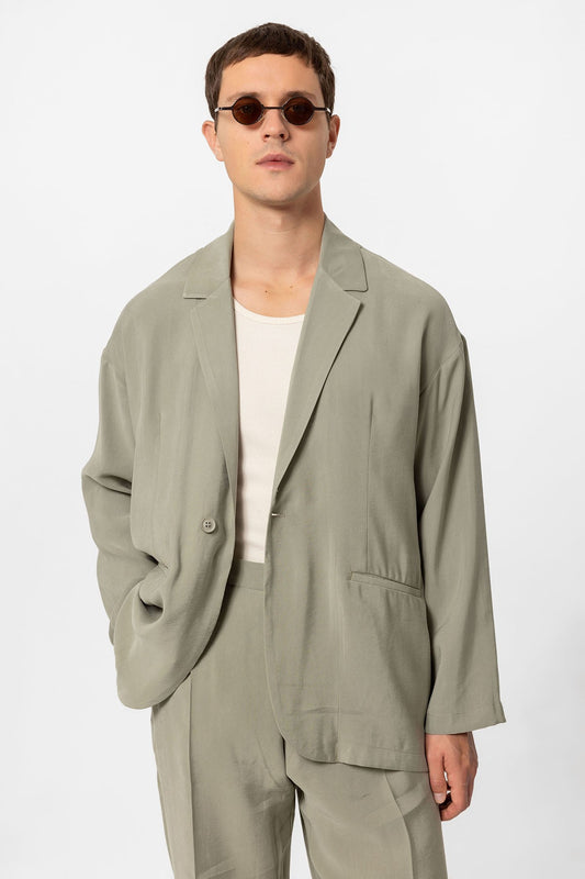 Antioch Oversize Astarsız Erkek Blazer Ceket