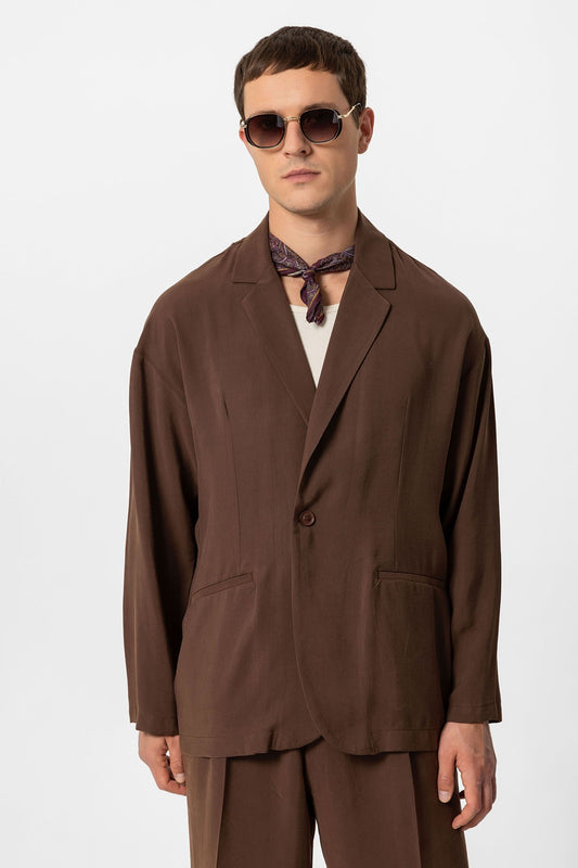 Antioch Oversize Astarsız Erkek Blazer Ceket