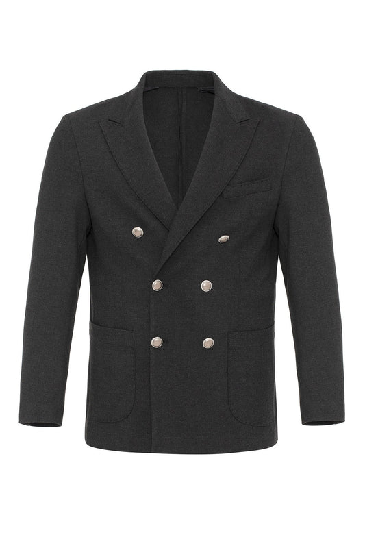 Antioch Astarsız Kruvaze Erkek Blazer Ceket