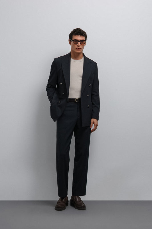 Antioch Astarsız Kruvaze Erkek Blazer Ceket