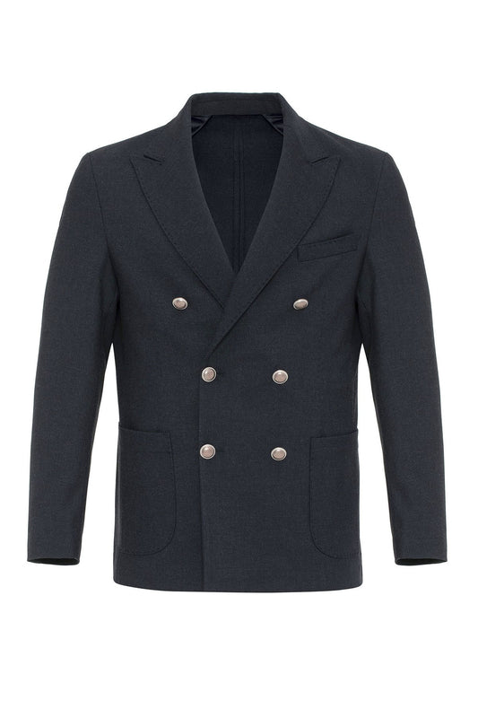 Antioch Astarsız Kruvaze Erkek Blazer Ceket