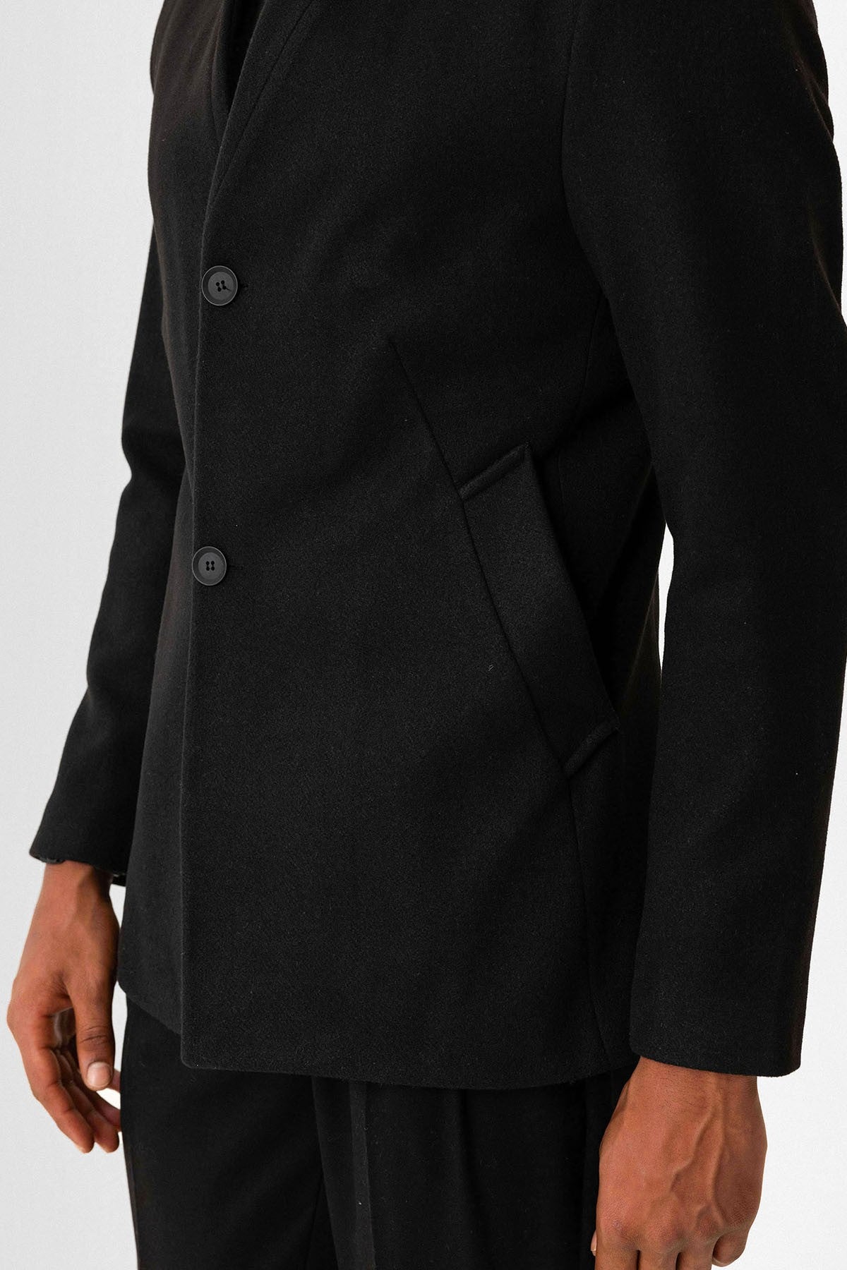 Antioch Slim Fit Dik Yaka Erkek Kaban