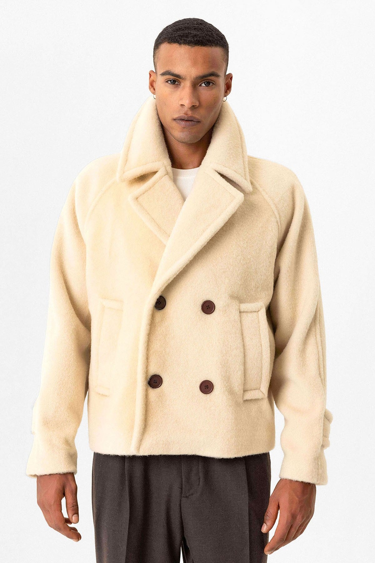 Antioch Kruvaze Crop Fit Erkek Mont