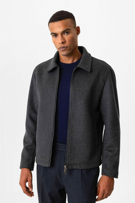 Antioch Yün Karışımlı Mevsimlik Erkek Mont