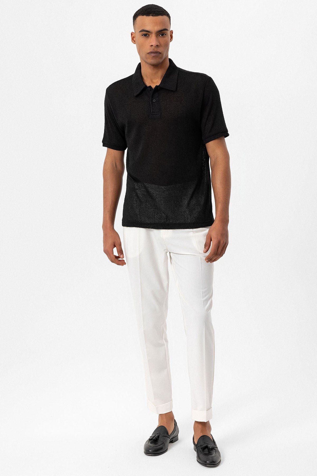 Antioch Polo Yaka Örme Erkek T-Shirt