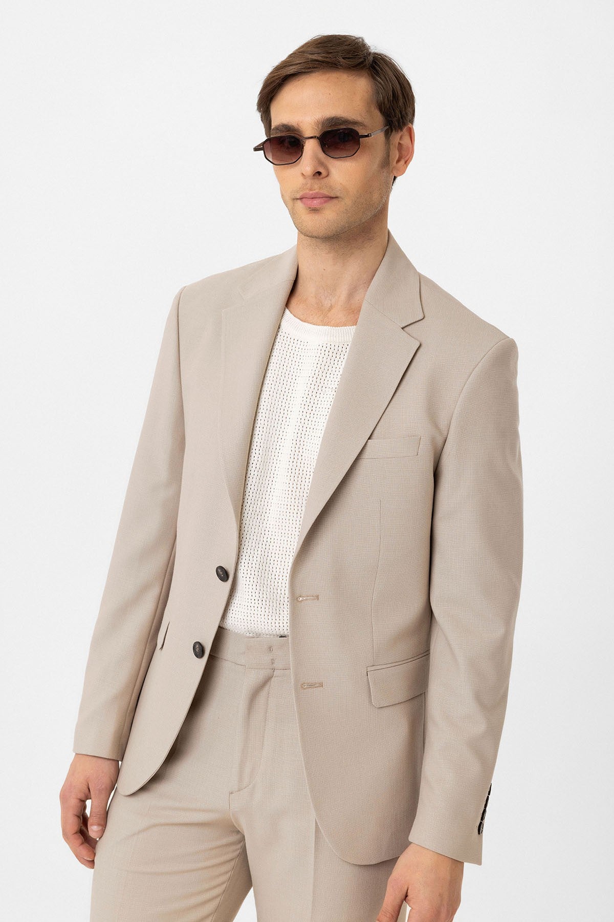 Antioch Slim Fit Klasik Erkek Takım
