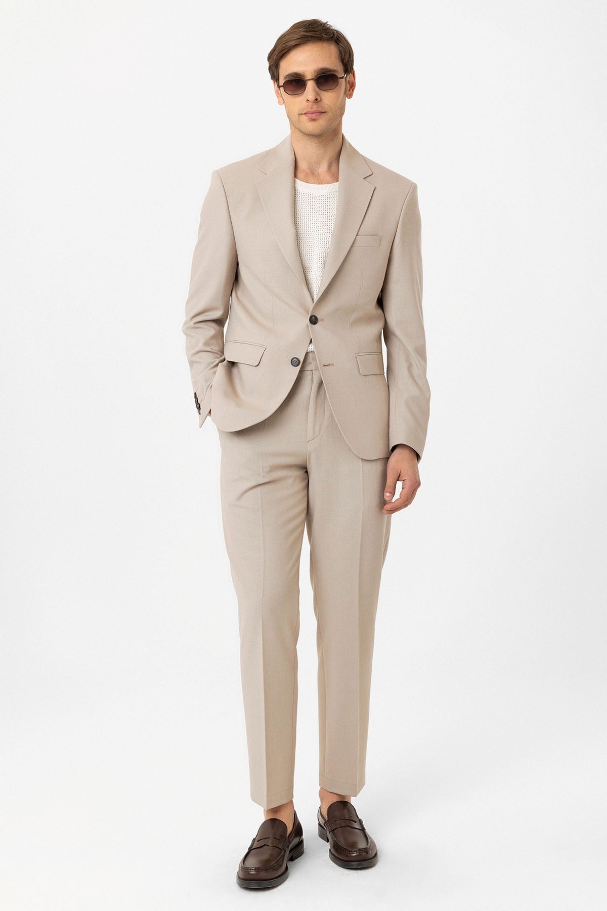 Antioch Slim Fit Klasik Erkek Takım