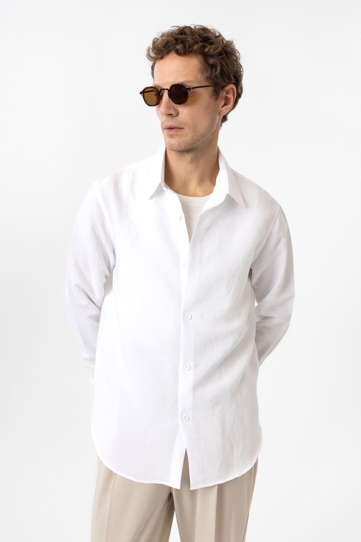 Antioch Relax Fit Modal Kumaş Erkek Gömlek