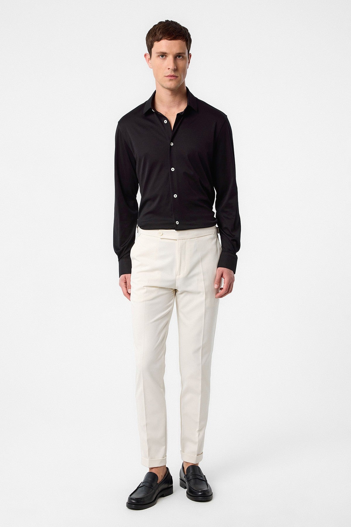 Antioch Siyah Slim Fit Erkek Gömlek