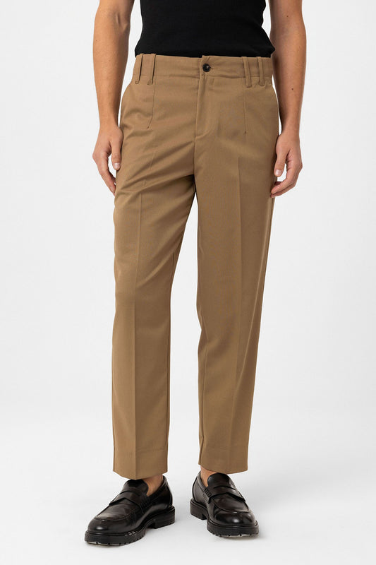 Antioch Siyah Yüksek Bel Straight Fit Erkek Pantolon