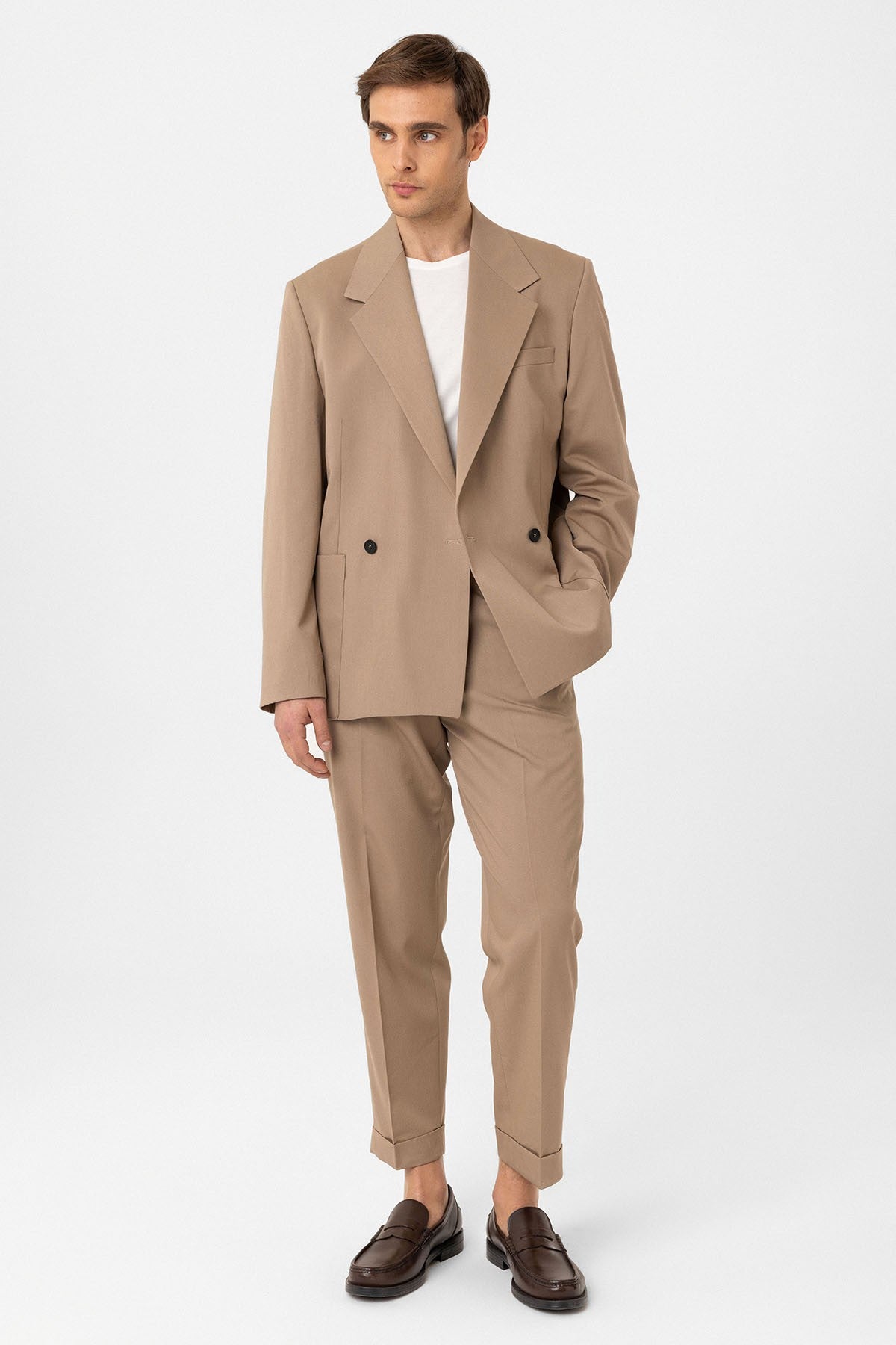 Antioch Yüksek Bel Straight Fit Erkek Pantolon