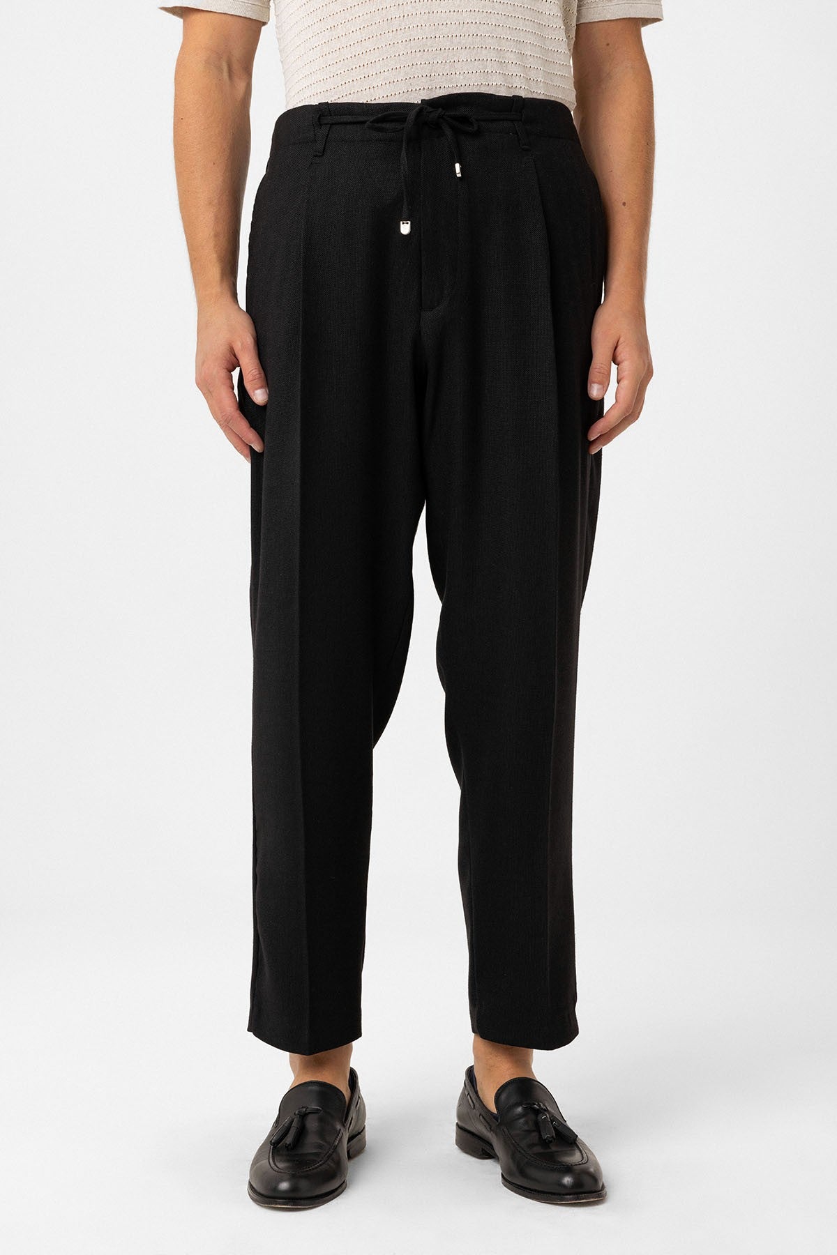Antioch Siyah Jogger Relaxed Fit Erkek Pantolon