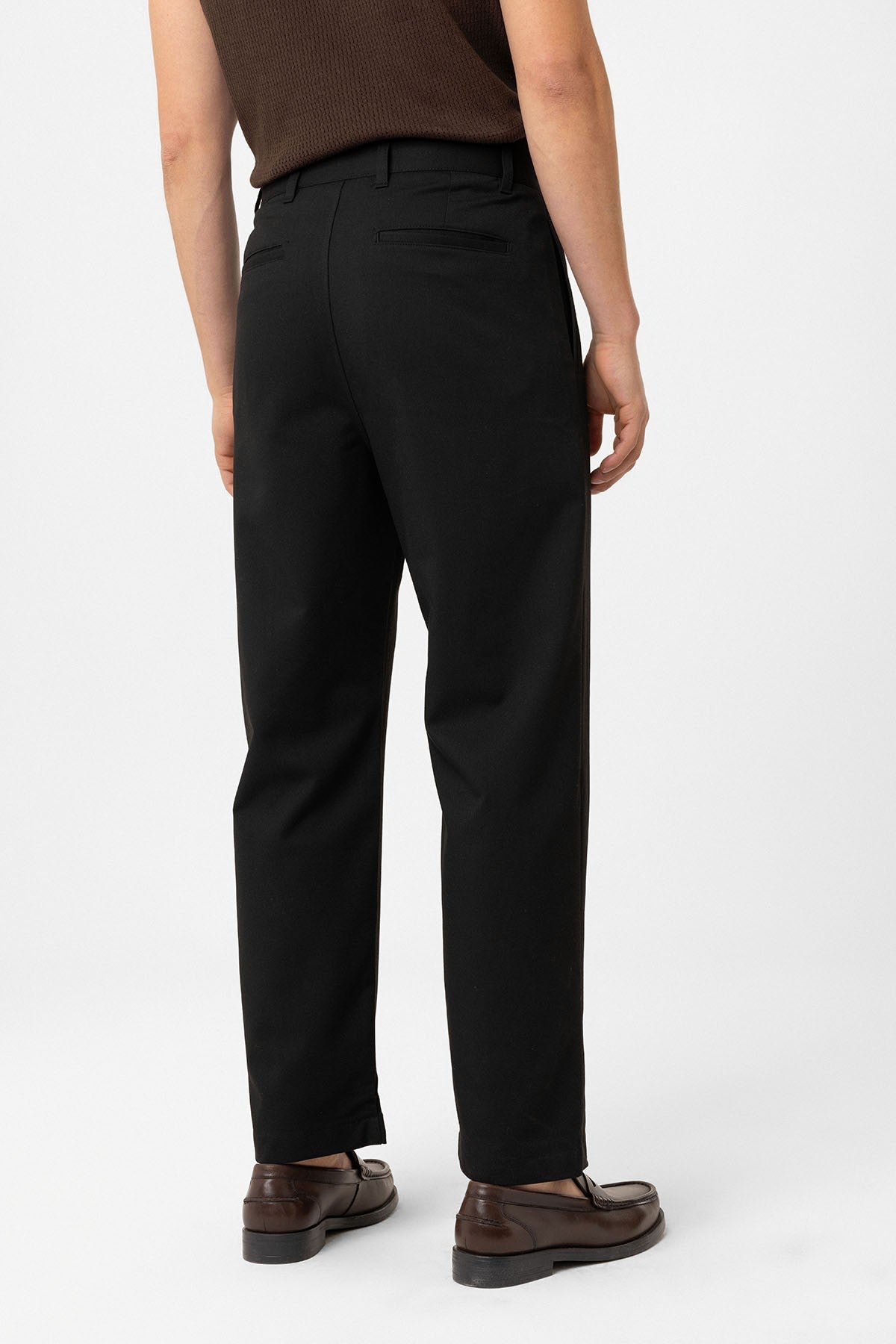 Antioch Siyah Straight Fit Erkek Pantolon