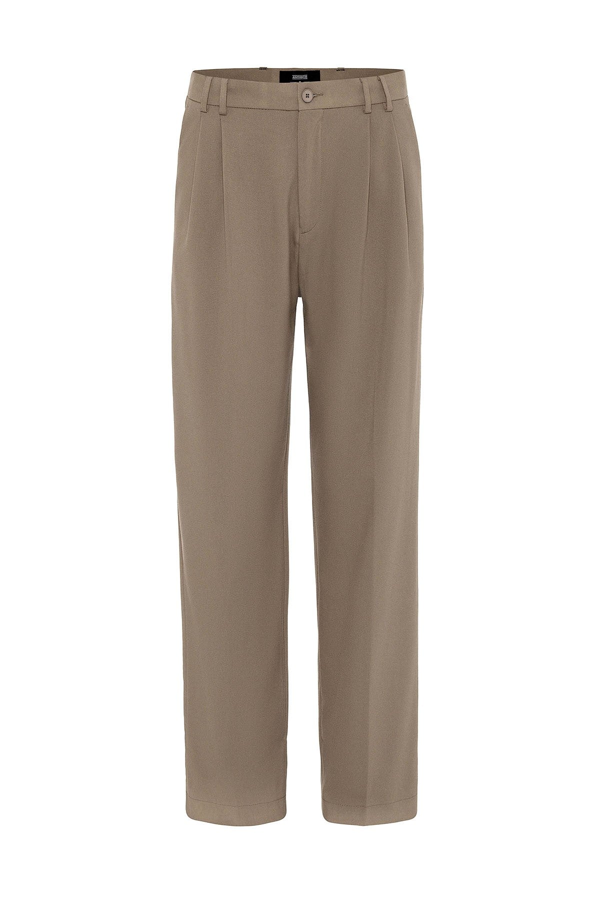 Antioch Siyah Çift Pileli Baggy Fit Erkek Pantolon