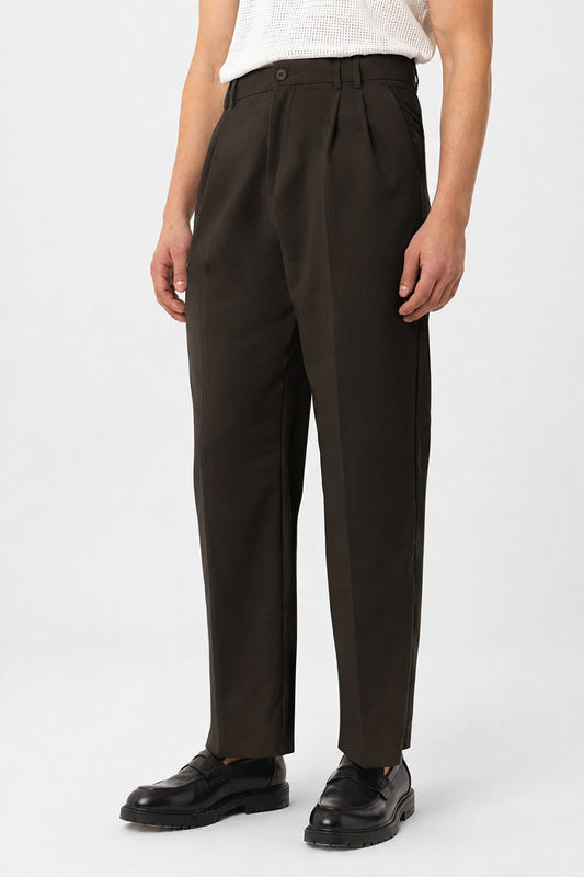 Çift Pileli Baggy Fit Erkek Pantolon