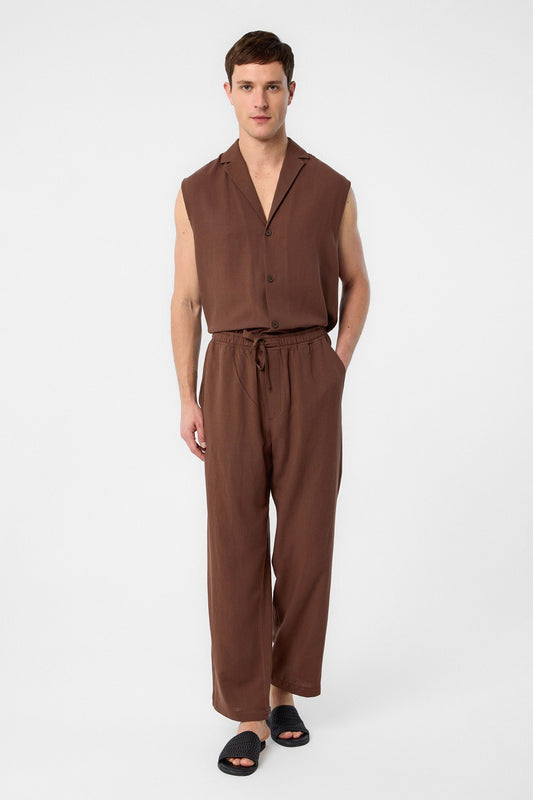 Antioch Keten Karışımlı Jogger Erkek Pantolon