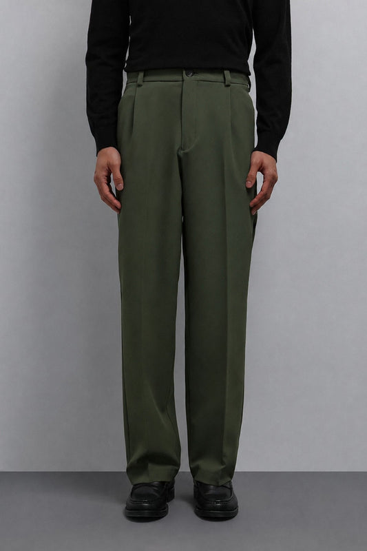 Antioch Relax Fit Baggy Pilili Erkek Pantolon