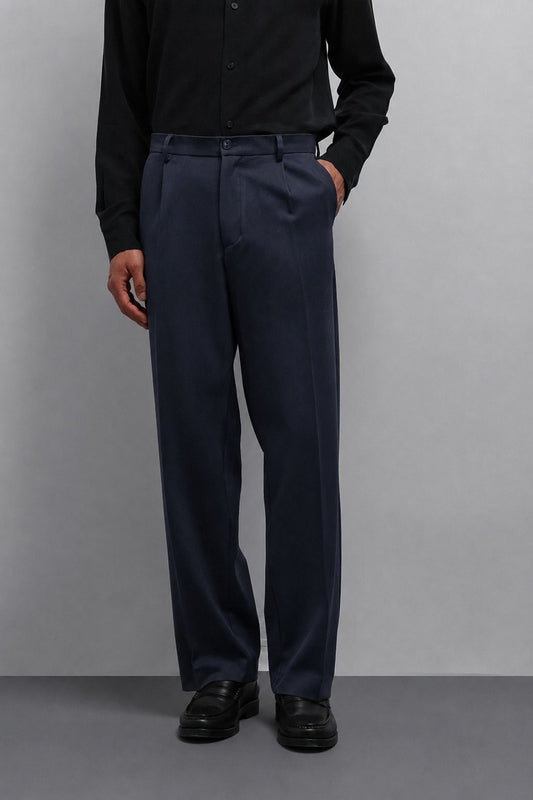 Antioch Relax Fit Baggy Pilili Erkek Pantolon