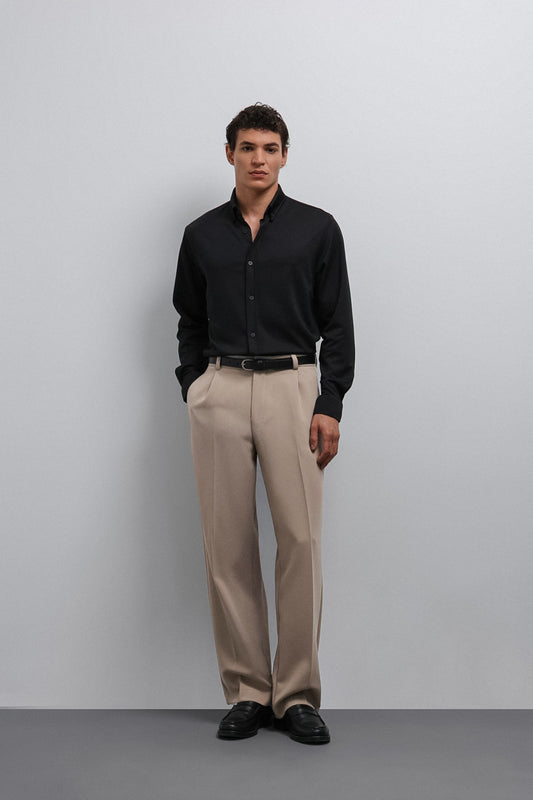 Antioch Relax Fit Baggy Pilili Erkek Pantolon