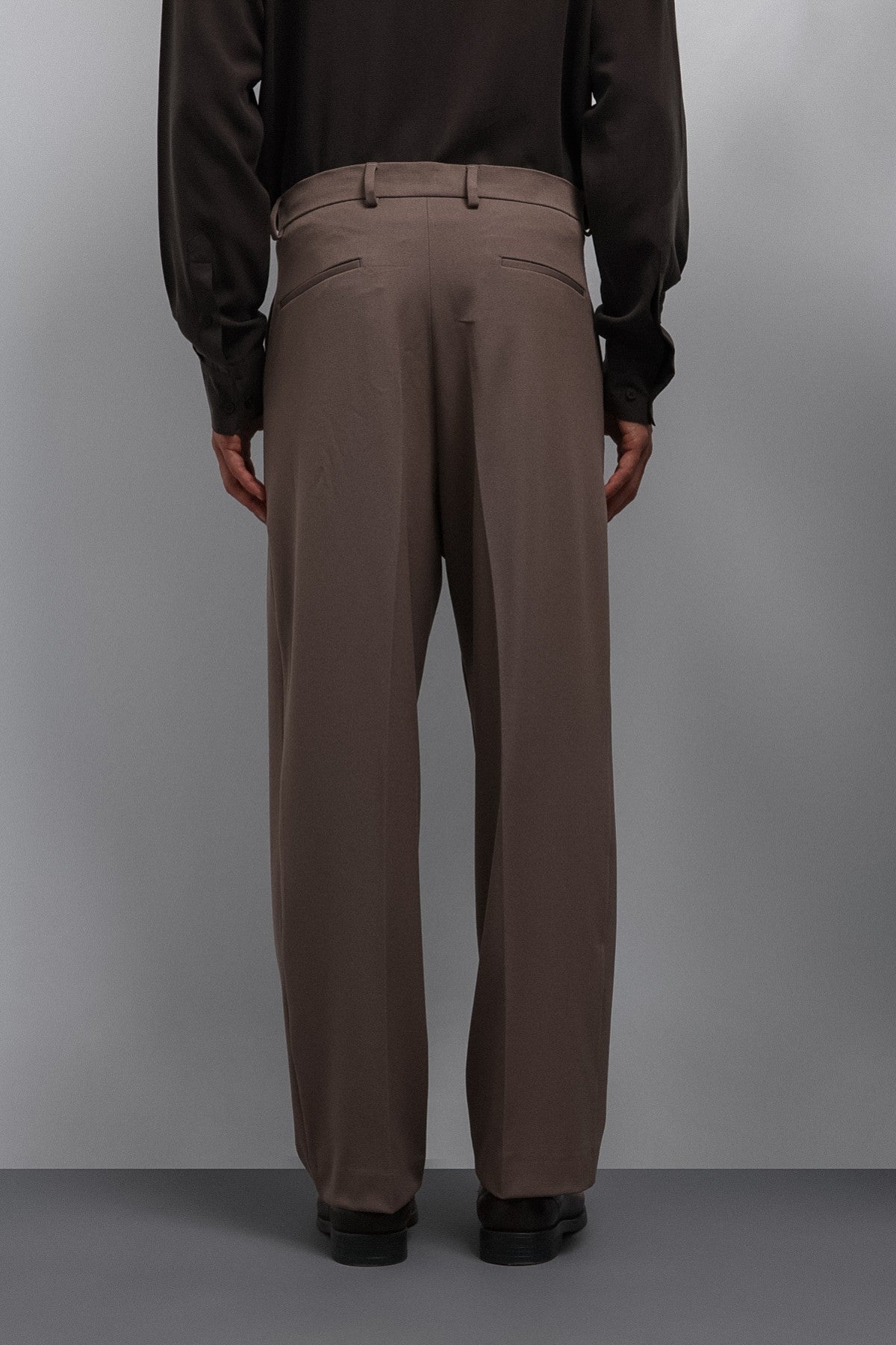 Antioch Siyah-1 Relax Fit Pilili Erkek Pantolon
