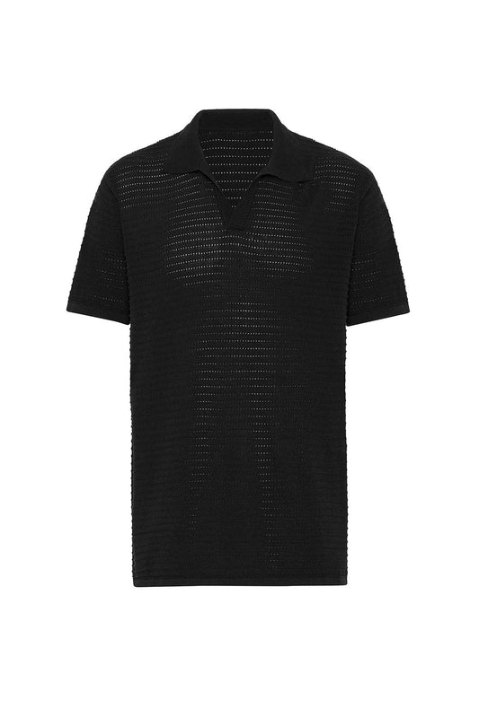 Antioch Polo Yaka Dokulu Erkek Triko T-Shirt
