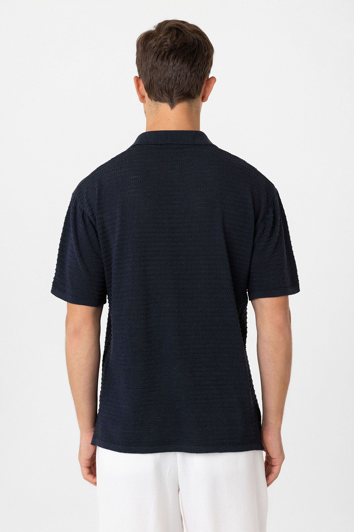 Antioch Polo Yaka Dokulu Erkek Triko T-Shirt