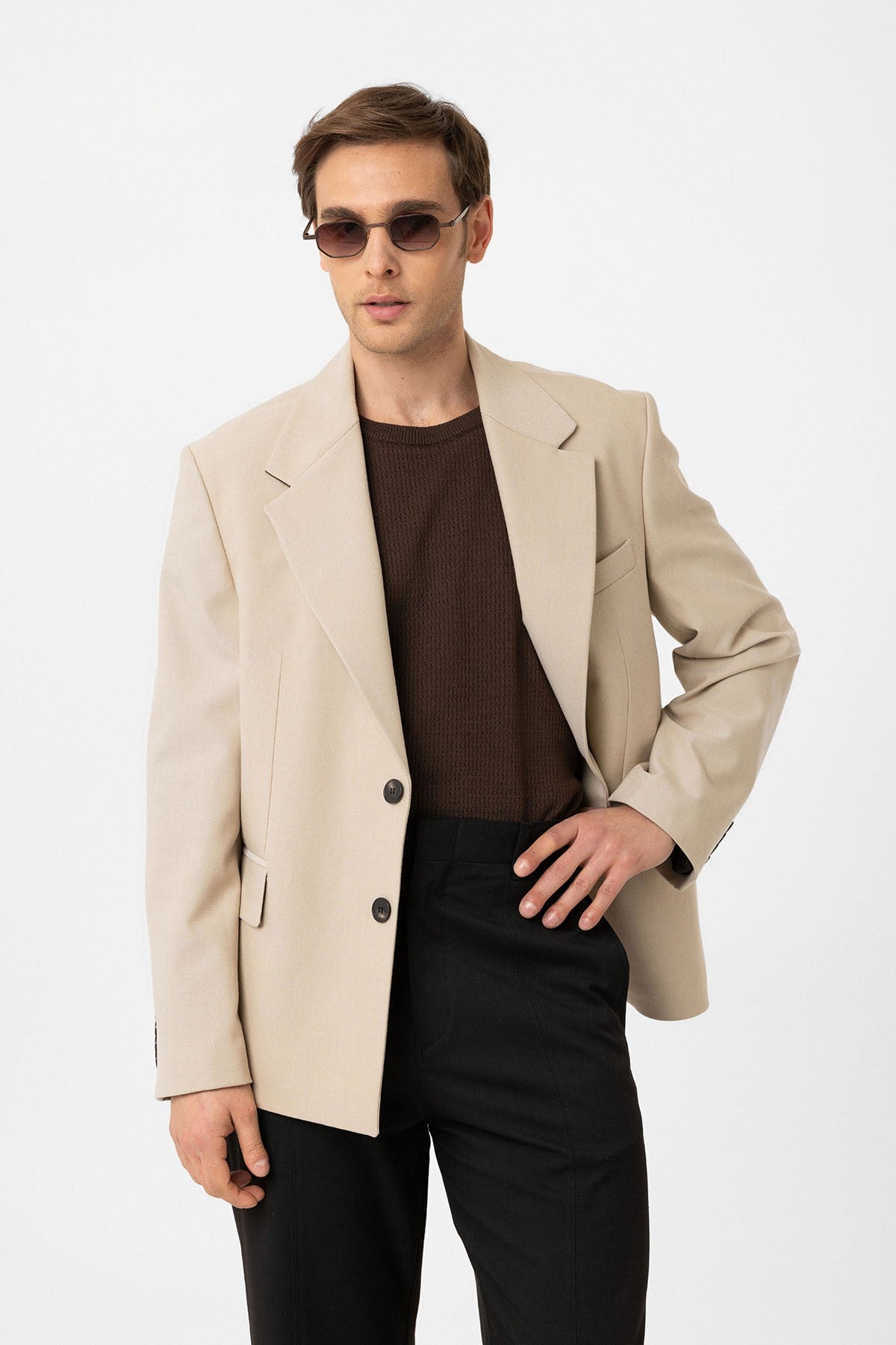 Antioch Relax Fit Erkek Blazer Ceket