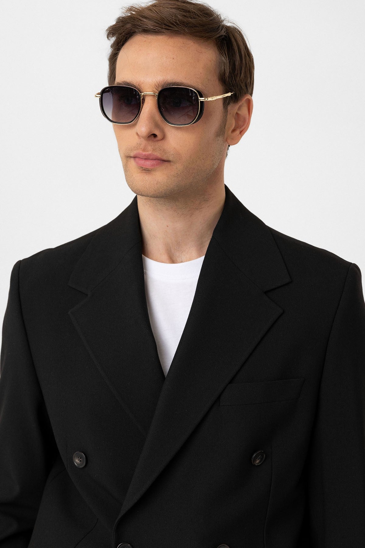 Antioch Relax Fit Kruvaze Erkek Blazer Ceket