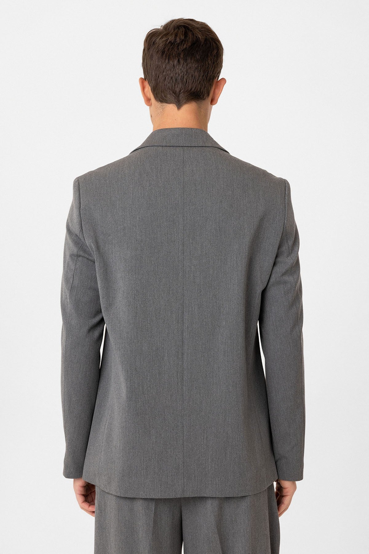 Antioch Relax Fit Kruvaze Erkek Blazer Ceket