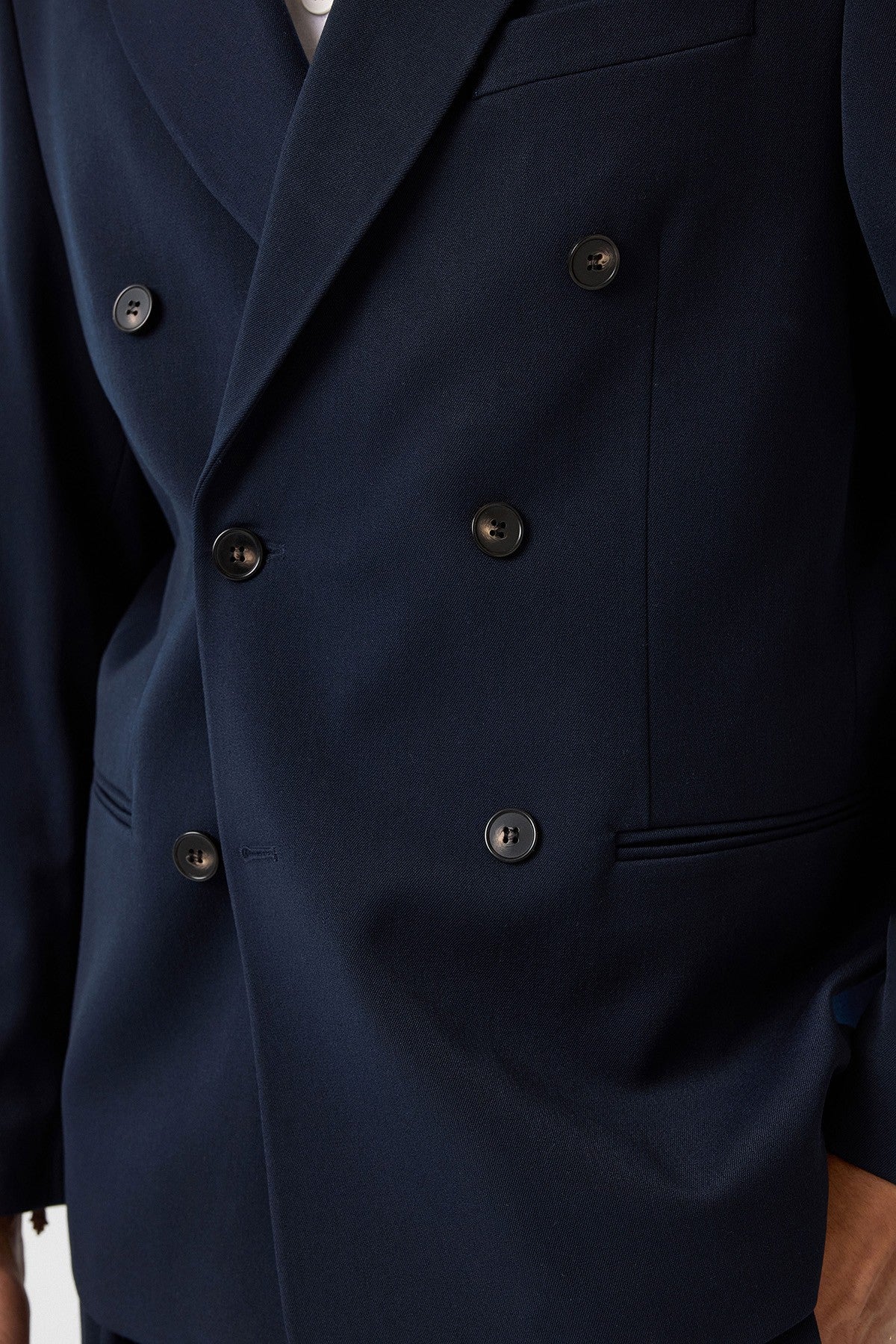 Antioch Relax Fit Kruvaze Erkek Blazer Ceket