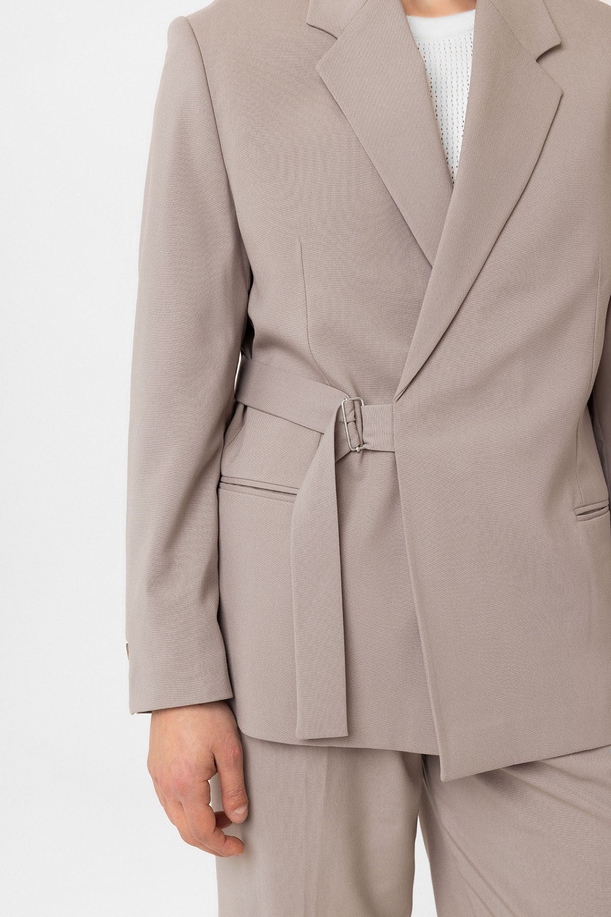 Antioch Kuşaklı Relax Fit Erkek Blazer Ceket