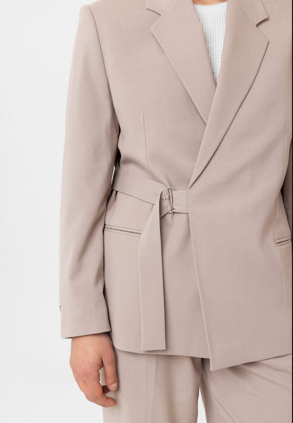 Antioch Kuşaklı Relax Fit Erkek Blazer Ceket