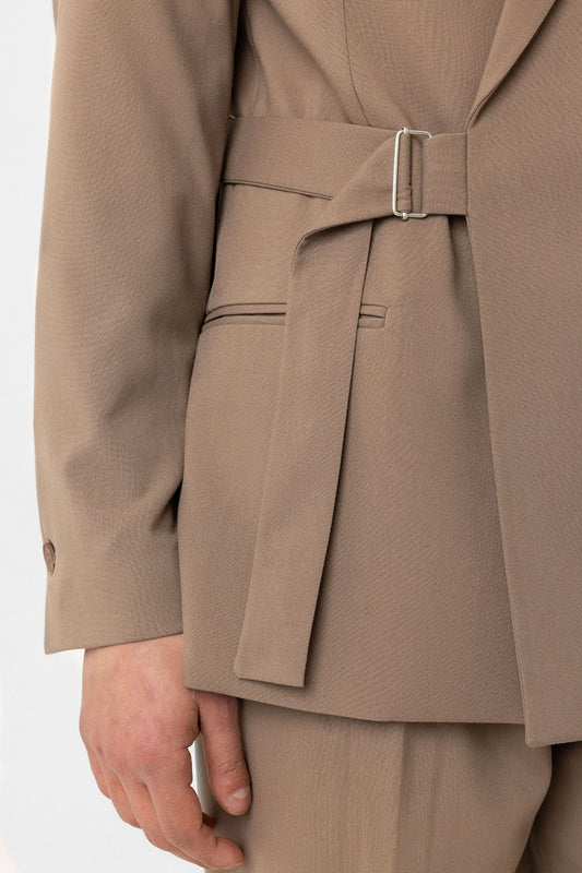 Antioch Kuşaklı Relax Fit Erkek Blazer Ceket