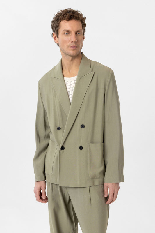 Antioch Relax Fit Diagonel İnce Erkek Blazer Ceket