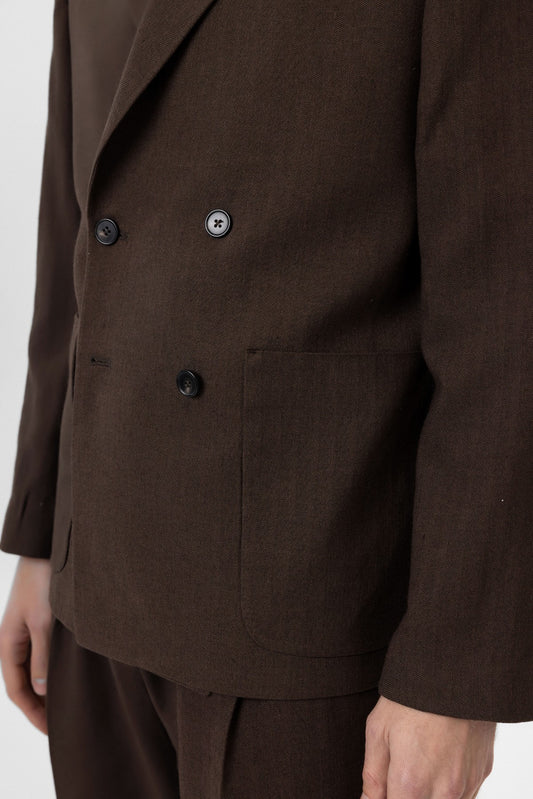 Antioch Relax Fit Keten Karışımlı Erkek Blazer Ceket