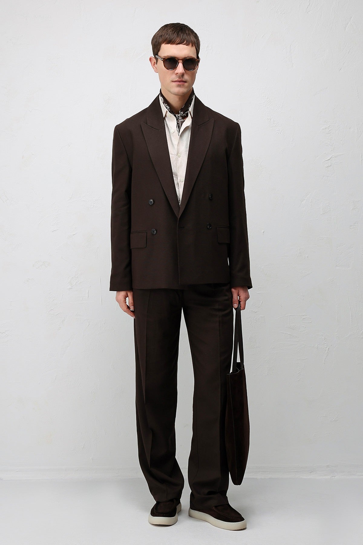 Antioch Relax Fit Keten Karışımlı Erkek Blazer Ceket