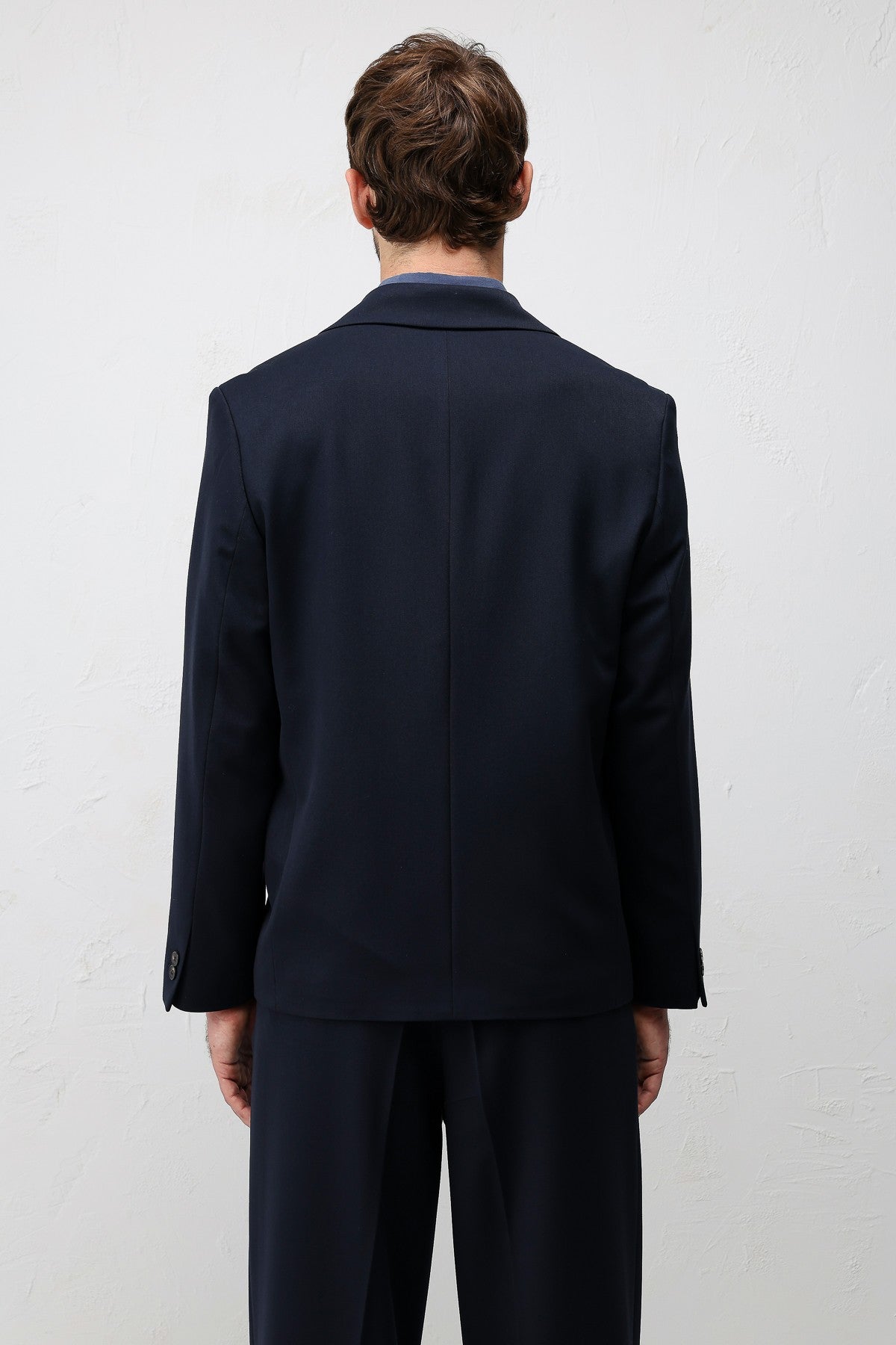 Relax Fit Kruvaze Erkek Blazer Ceket