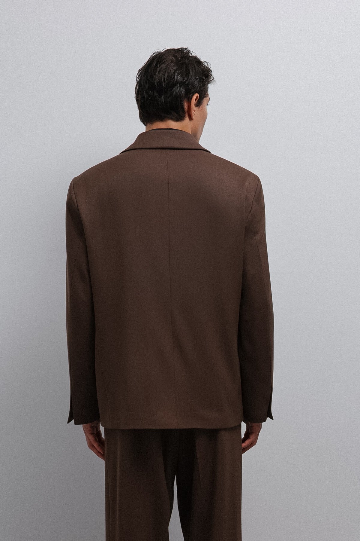 Relax Fit Kruvaze Erkek Blazer Ceket